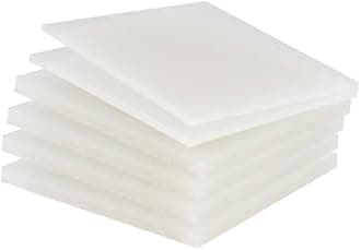 PP Polypropylene Sheet Plate Thickness 3mm-20mm Hard Sheet PVC Plate PP PE Sheet (0.4 m * 0.4 m * 8mm * 2 Pieces)