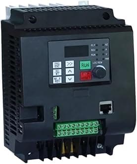 Frequency Inverter 220V to 380V 4KW Single Phase to Three Phase Inverter VFD 5hp Inverter Frequency Converter Frequenc Drive Motor Speed(7.5kw 10HP,1ph220V-3ph380v)