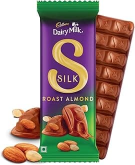 Cadbury Dairy Milk Silk Roast Almond Chocolate Bars, 52 g