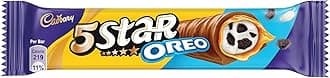 Cadbury 5 Star Oreo Chocolate Bar, 42 Gram ( Pack of 10 ) 420 Grams