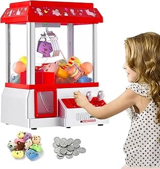 Claw Machine for Kids Toy Mini Claw Machine Candy Grabber Prize Dispenser Ven...