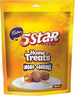 5 Star Chocolate Home Treats Chocolates Bites,191.1G (Pack of 3 X 191.1G), 573.3 Grams