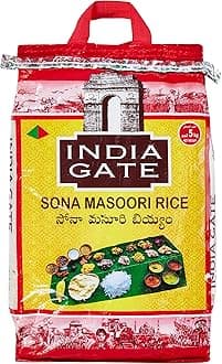 India Gate Sona Masoori Rice - 5 kg