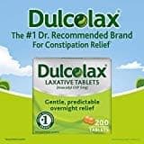 DulcolaxLaxative - 5 mg - 200 Comfort Coated Tablets (3 Pack)