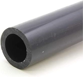 PVC Pipe Schedule 80 Industrial Grade Grey (2.0) Grey/PVC - 3FT Gray